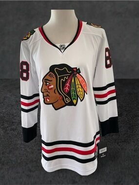 Chicago Blackhawks NHL Patrick Kane 88 Sz M Fanatics Breakaway Women Jersey NWT